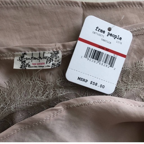 NWT Free People Deep V Bandeau lace Top - Picture 8 of 8